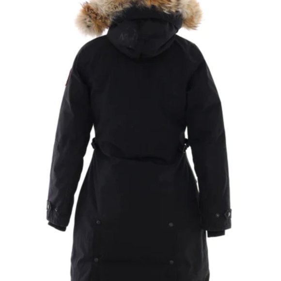Canada Goose - Black Kensington Parka (Woman) size M - Picture 2 of 5